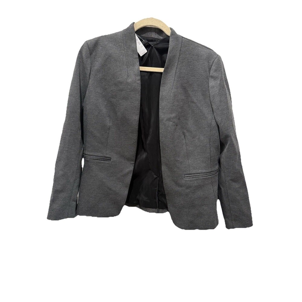 J. Crew 365 Women's Going Out Blazer Stretch Twill Black Jacket H2743 Size 14